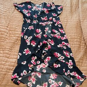 Jcrew Factory ruffle front midi dress